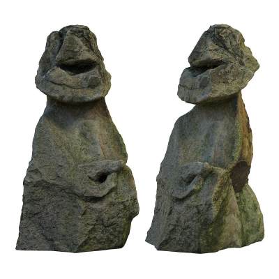 现代石头 景观小品